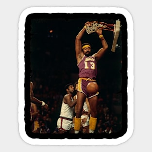 Kareem Abdul Jabbar and Oscar Robertson Looking On Wards Sticker